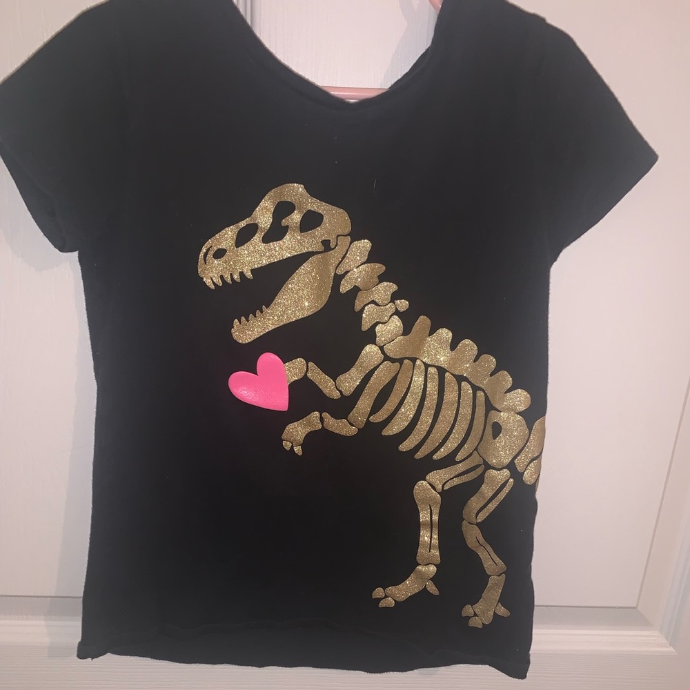 Girls Super Cut Dino Graphic Tee Size 7
